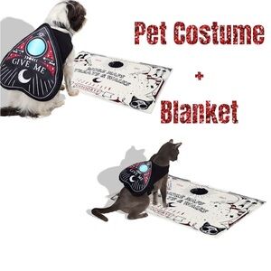 Pet Costume & Blanket Set, M, NWT